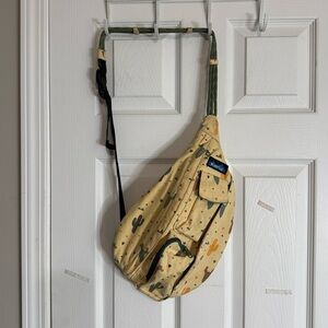 KAVU Rope Bag -Shoulder Bag-Backpack.  Great colors and cactus designs!